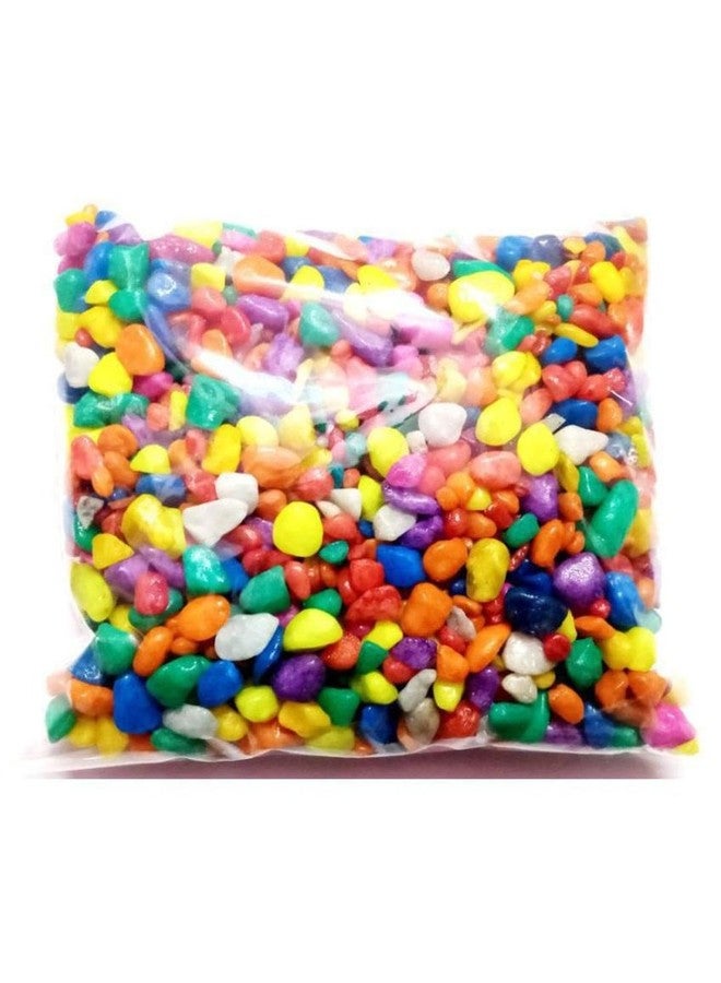 Afast Multicolor Pabbles/Stone for Garden, Plants, Aquarium & Home Decor, Marvels, Decoration, Fish Aquarium, Vase Filler, 0.5 KG -AAAA1 - Image 2
